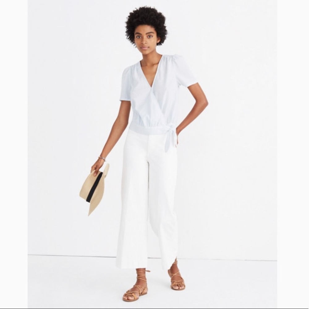 {Madewell} Side Tie Wrap Top - Picture 2 of 8